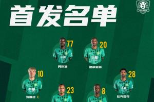 历史第二次!国安本场6外援先发,中超队亚冠首发外援再次突破5人